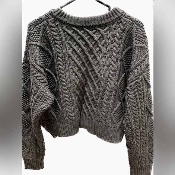 Dark Gray Knit Sweater Knitwear - Picture 2 of 2